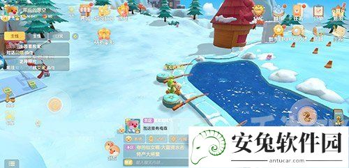 摩尔庄园手游雪山钓鱼场在哪里？雪山钓鱼场位置大全图片3