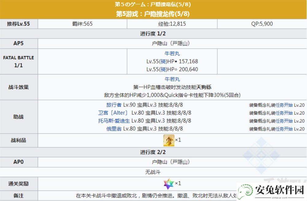 fgofr联动活动主线剧情本配置 桌上游戏默示录攻略大全之主线剧情关卡