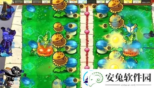 PVZ杂交版益智模式两面夹击通关图文攻略