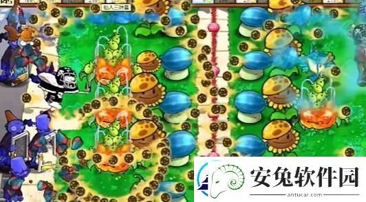 PVZ杂交版益智模式两面夹击通关图文攻略