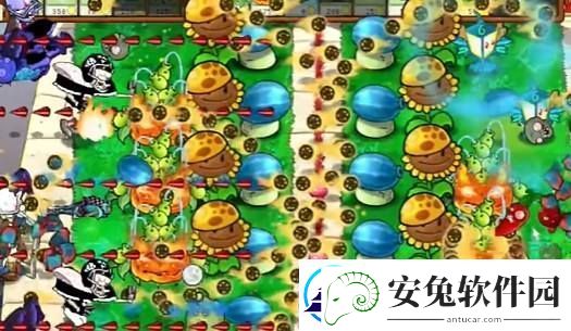 PVZ杂交版益智模式两面夹击通关图文攻略