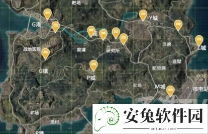 和平精英车库位置在哪些地方 全图车库位置分布图一览