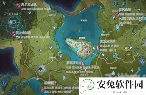 原神钓鱼地点分布图位置大全2022最新